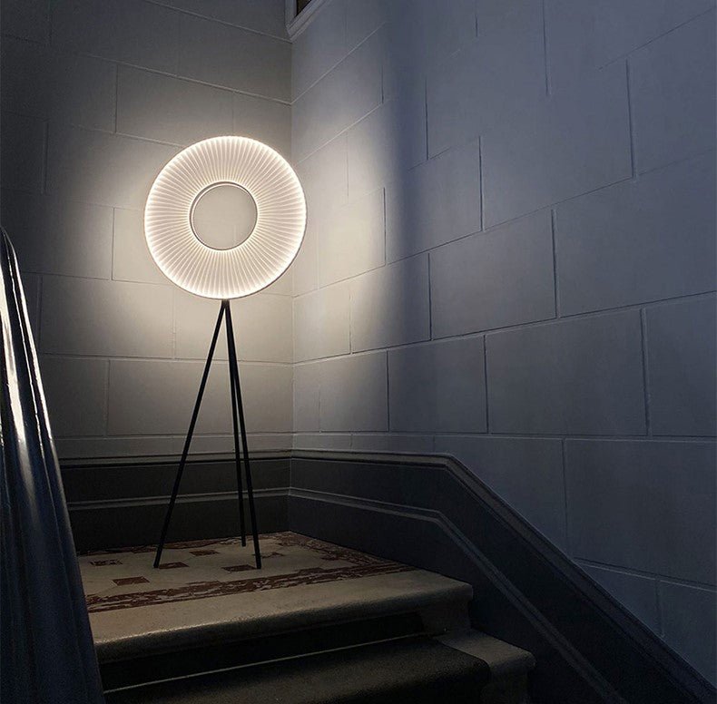 Blatten | Minimalistic LED Lamp With Fabric Pleats