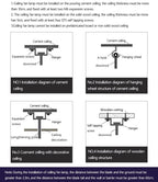 52" Modern Wooden Ceiling Fan with Lamp and Remote Control