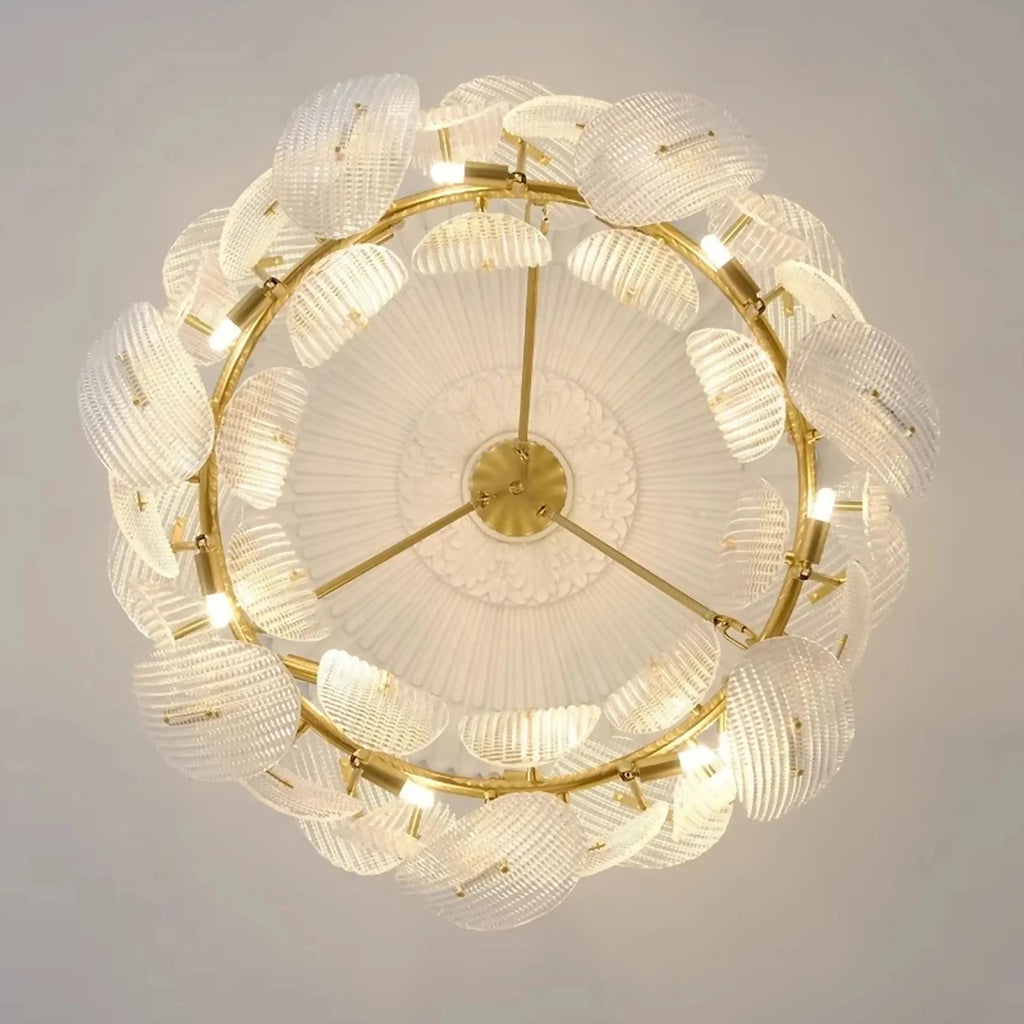 Ali | Luxury Creative Big Flower Shape Glass Chandelier