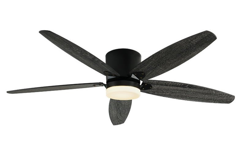 36" Led Ceiling Fan with Lamp, Plywood Blades and Remote Control