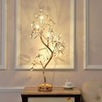 Laax | Gold Crystal LED Nightlight in the Shape of Tree