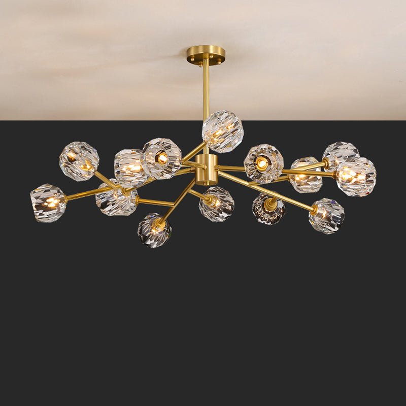 Introd | Luxury Crystal LED Chandelier for Dining Room, Kitchen, Living Room