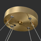 Aidomaggiore | Modern Glass Ice Cubes Round Chandelier