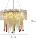 Delemont | Creative Drum Crystal LED Pendant Chandelier for Living Room