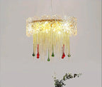 Delemont | Creative Drum Crystal LED Pendant Chandelier for Living Room