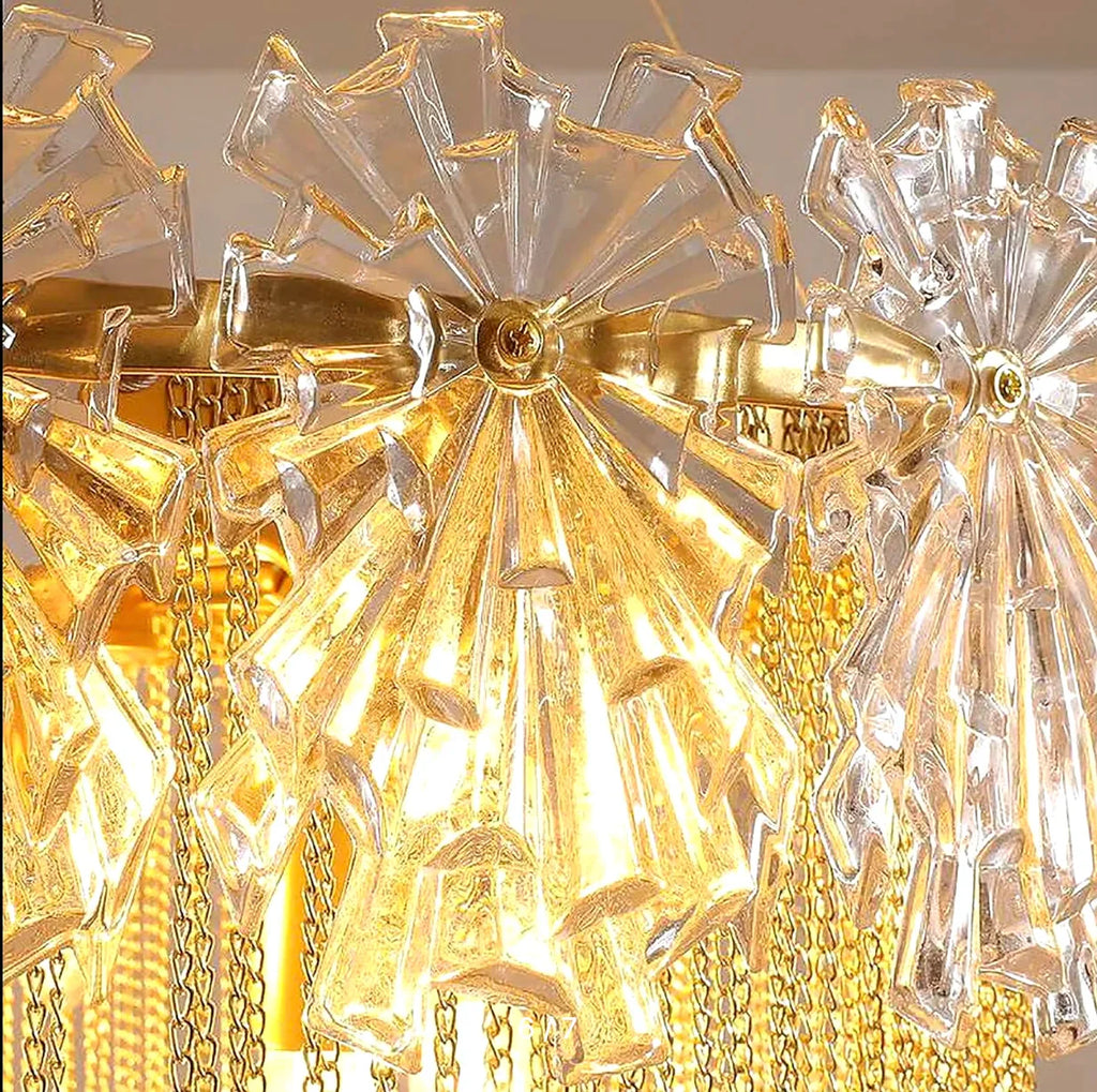Delemont | Creative Drum Crystal LED Pendant Chandelier for Living Room