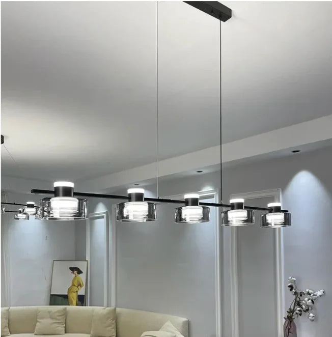 Schüpfen | Modern Minimalistic Glass Cubes Chandelier