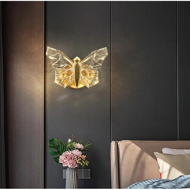 Luxury Stylish Light in the Shape of Butterfly for Bedroom, Living Room