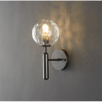 Modern Glass Wall Lamp in the Ball Shape, Living Room, Bedroom