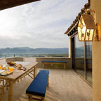 Creative Outdoor LED Waterproof Wall Sconce in a Rustic Style for a Porch