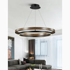 Sion | Modern Minimalistic Aluminium Drum Chandelier