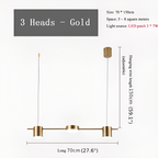 Seranon Minimalistic Black/Gold Pendant Lamp