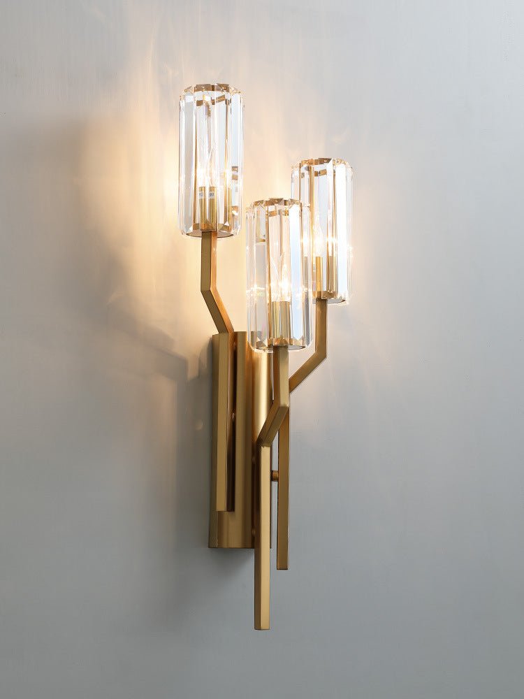 Luxury Crystal Wall Lamp in Chinese Style for Living Room, Bedroom