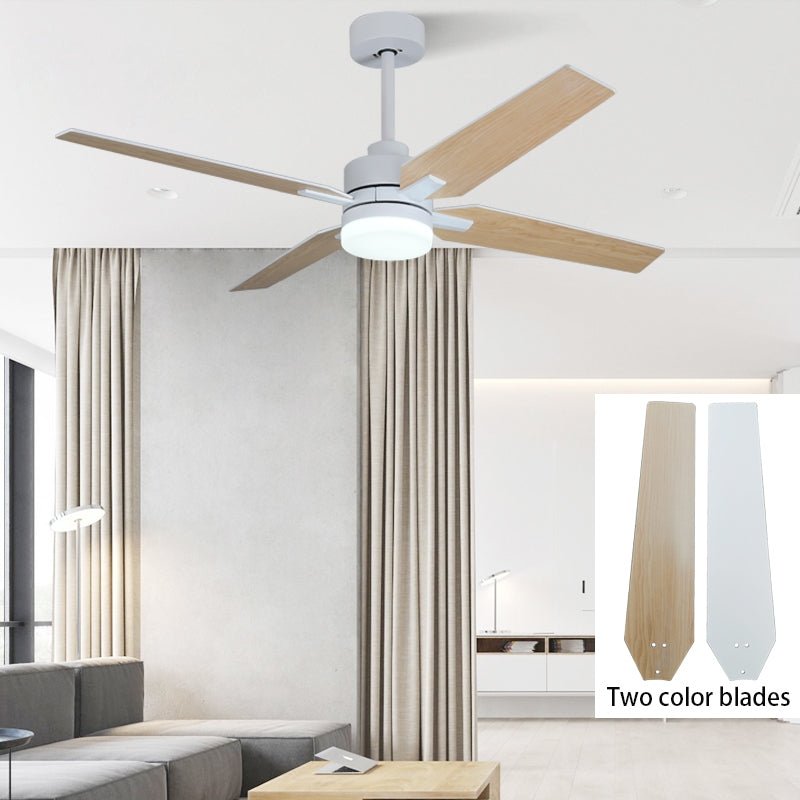 52" Ceiling Fan Lamp with Plywood Blade