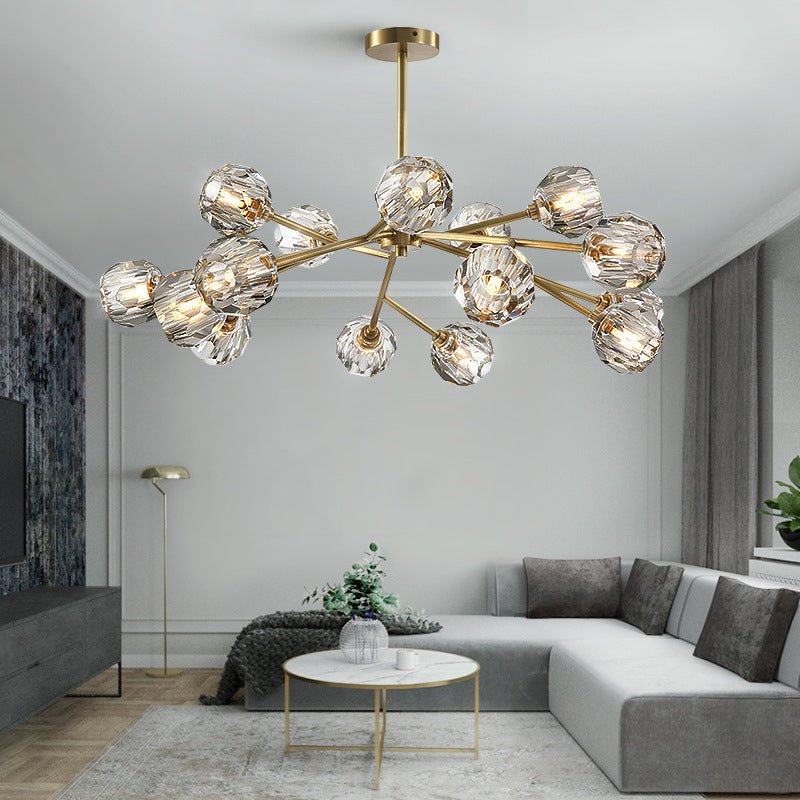 Introd | Luxury Crystal LED Chandelier for Dining Room, Kitchen, Living Room