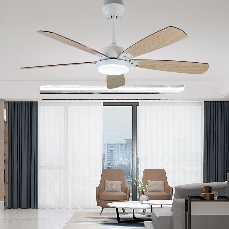 42" LED Ceiling Fan with Lamp and 5 Plywood Blades
