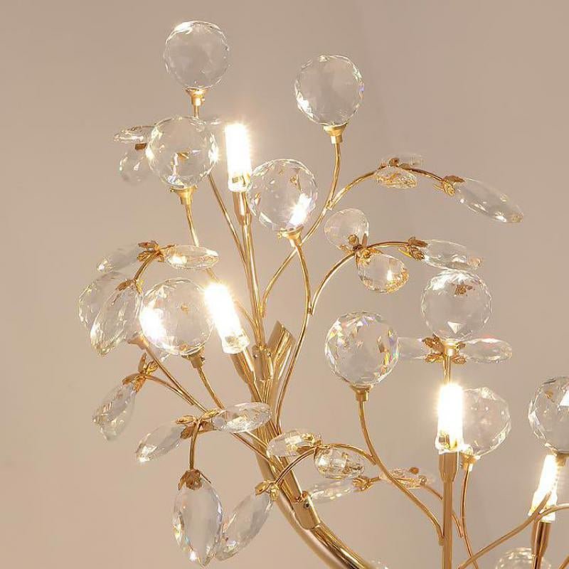 Laax | Gold Crystal LED Nightlight in the Shape of Tree