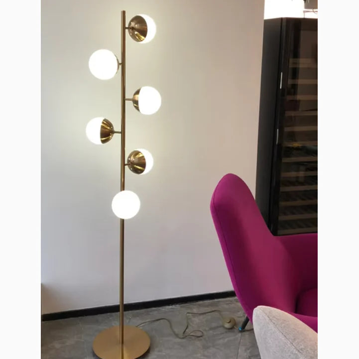 Locarno | Elegant Golden Metal LED Desk Lampshade