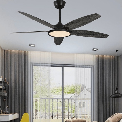 36" Ceiling Fan with Light, Plywood Blades and Remote Control