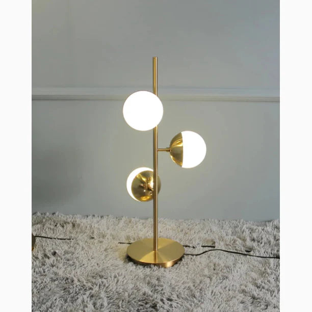 Locarno | Elegant Golden Metal LED Desk Lampshade