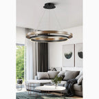 Sion | Modern Minimalistic Aluminium Drum Chandelier
