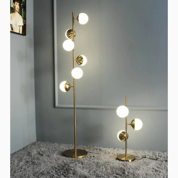 Locarno | Elegant Golden Metal LED Desk Lampshade