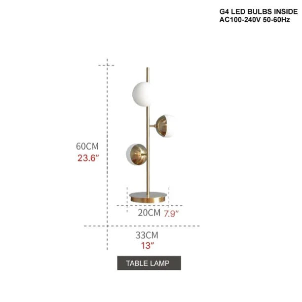 Locarno | Elegant Golden Metal LED Desk Lampshade