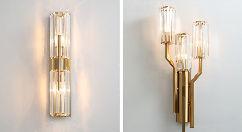 Luxury Crystal Wall Lamp in Chinese Style for Living Room, Bedroom