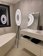 Blatten | Minimalistic LED Lamp With Fabric Pleats