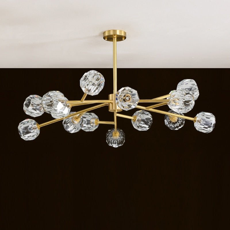 Introd | Luxury Crystal LED Chandelier for Dining Room, Kitchen, Living Room