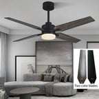 52" Ceiling Fan Lamp with Plywood Blade