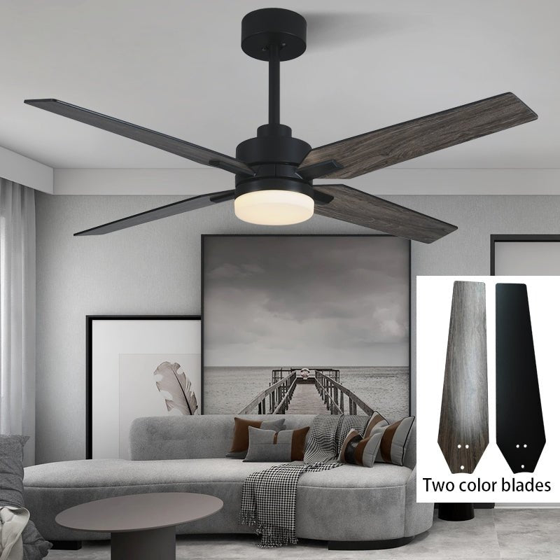 52" Ceiling Fan Lamp with Plywood Blade
