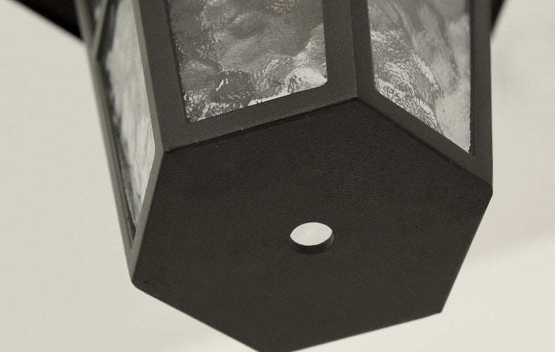 Luxury Classical Outdoor Waterproof Black Chandelier for Courtyard