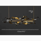 Sarnen | Creative Modern Black Rectangle Chandelier