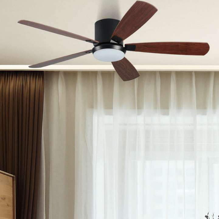 42" LED Ceiling Fan with Lamp and 5 Plywood Blades