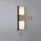 Creative Marble Wall Lamp in Chinese Style for Bedroom, Living Room