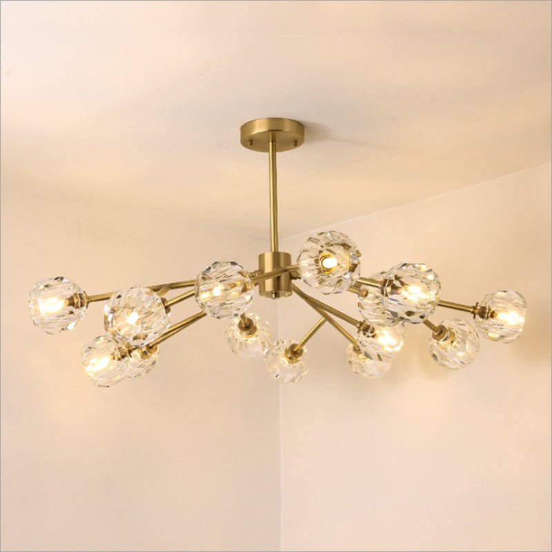 Introd | Luxury Crystal LED Chandelier for Dining Room, Kitchen, Living Room