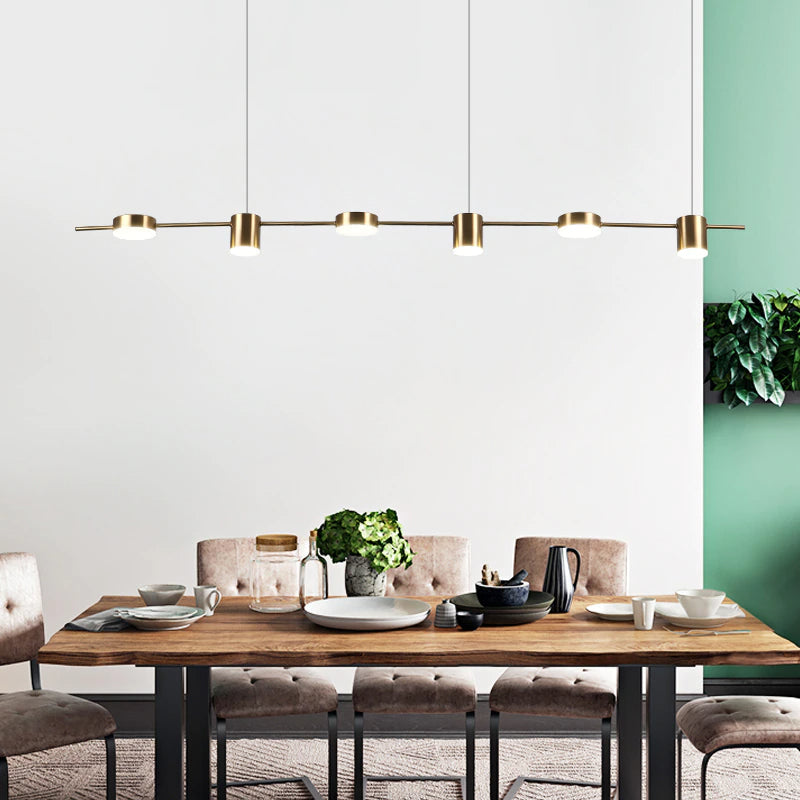 Seranon Minimalistic Black/Gold Pendant Lamp