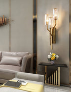 Luxury Crystal Wall Lamp in Chinese Style for Living Room, Bedroom