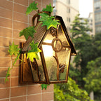 Creative Outdoor LED Waterproof Wall Sconce in a Rustic Style for a Porch