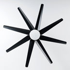 66" Modern Aluminum LED Ceiling Fan With Remote Control