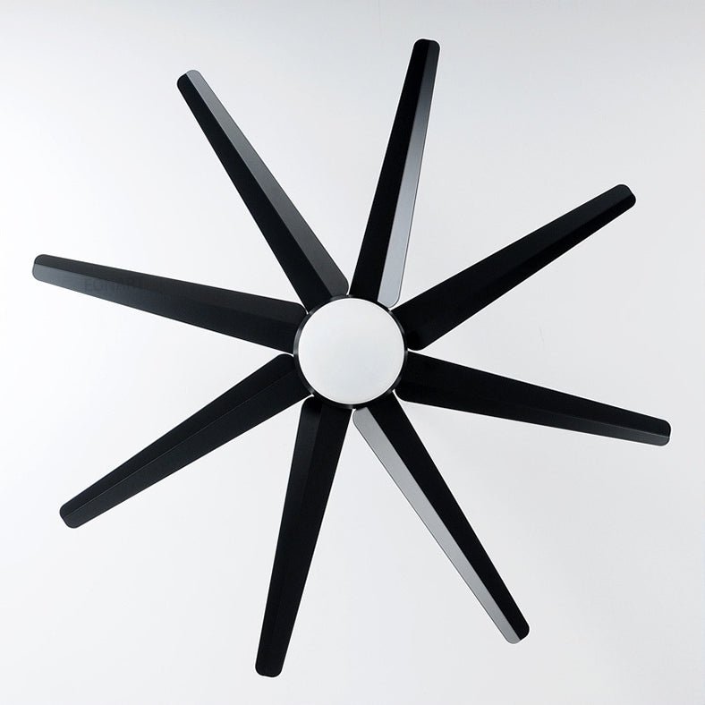 66" Modern Aluminum LED Ceiling Fan With Remote Control