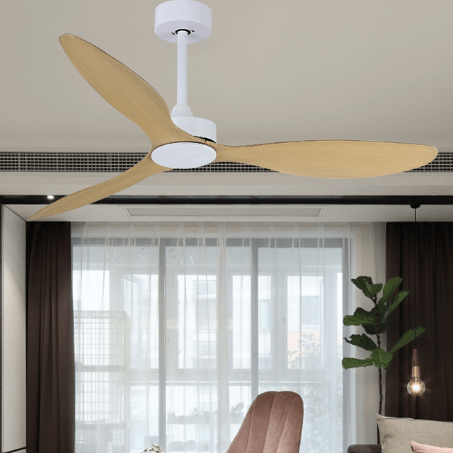 52" Fashion Ceiling Fan With Lamp, Plastic Blades and Remote Control