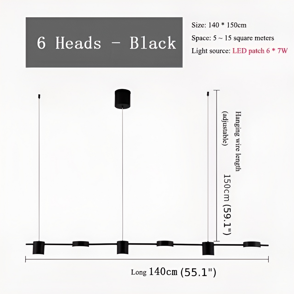 Seranon Minimalistic Black/Gold Pendant Lamp