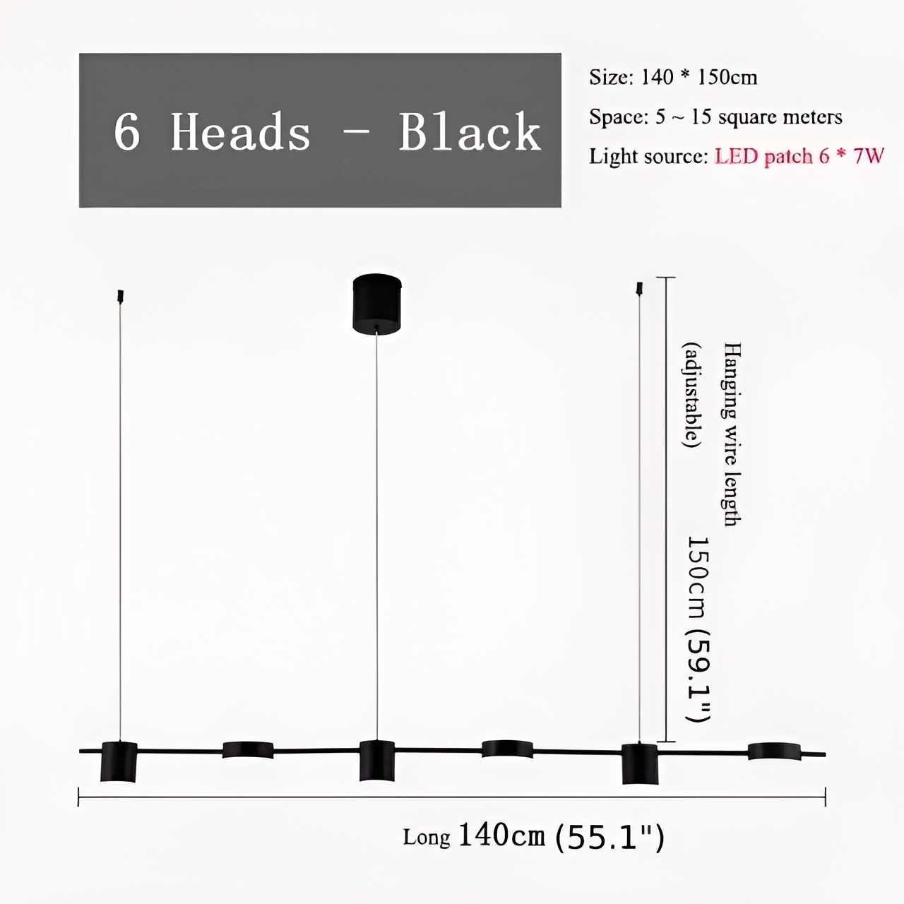 Seranon Minimalistic Black/Gold Pendant Lamp