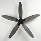 36" Led Ceiling Fan with Lamp, Plywood Blades and Remote Control