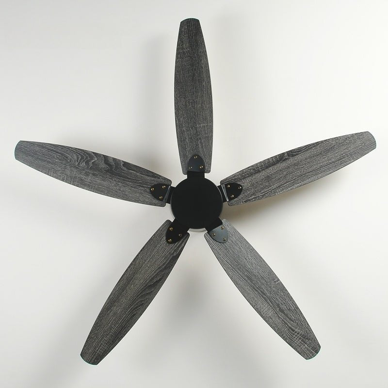 36" Led Ceiling Fan with Lamp, Plywood Blades and Remote Control