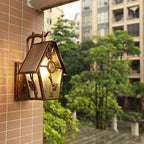 Creative Outdoor LED Waterproof Wall Sconce in a Rustic Style for a Porch