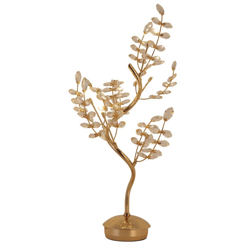 Laax | Gold Crystal LED Nightlight in the Shape of Tree