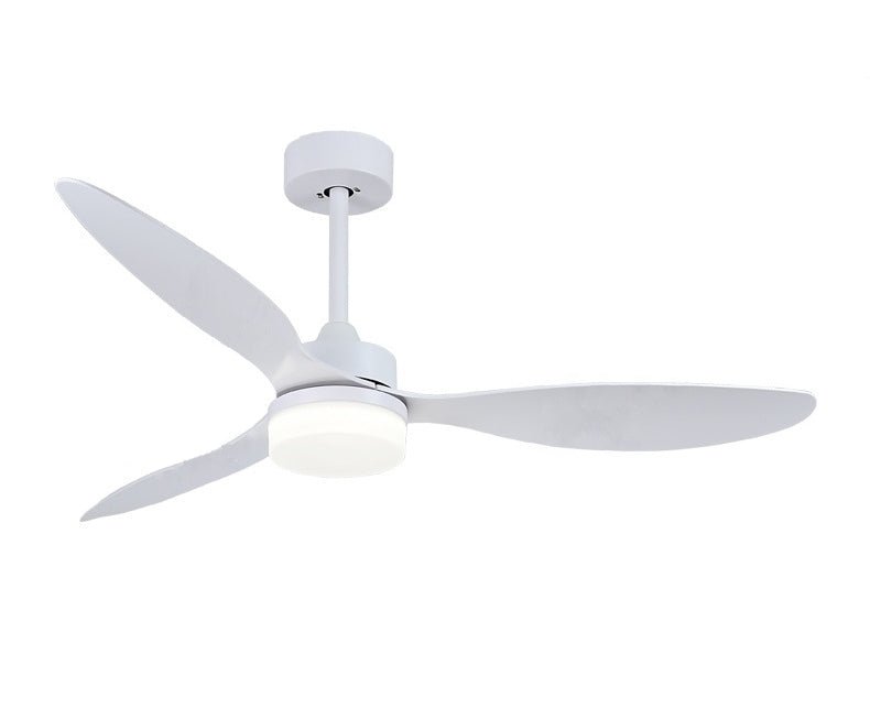 52" Ceiling Fan With Lamp Decoration, Remote Control and Plastic Blades